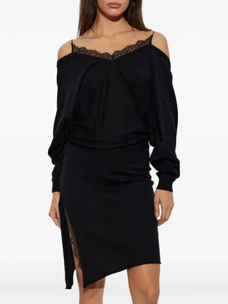 Rochie Iro asimetrică negru