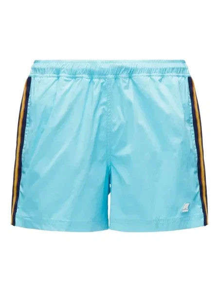 Slip de baie K-way cu dungi albastru