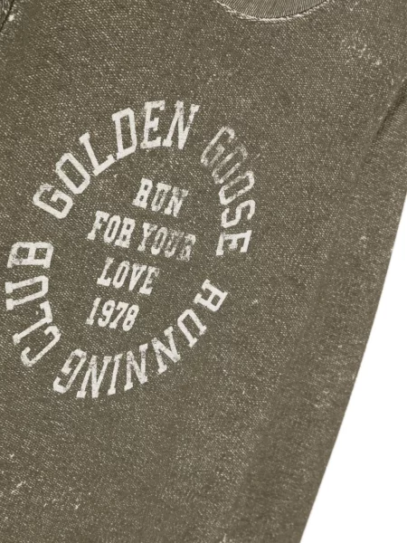 Bluza dziecięca Golden Goose zielona
