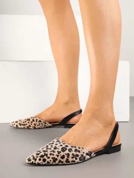 Sandale Wenorea Imprimeu leopard