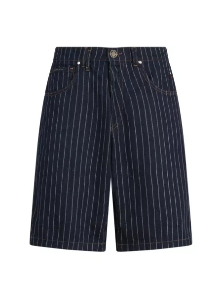 Szorty jeansowe Philipp Plein niebieskie