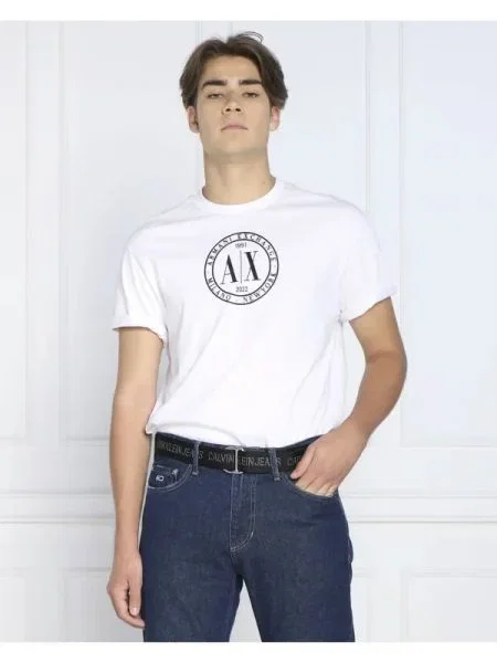 Armani Exchange Tricou | Comfort fit alb