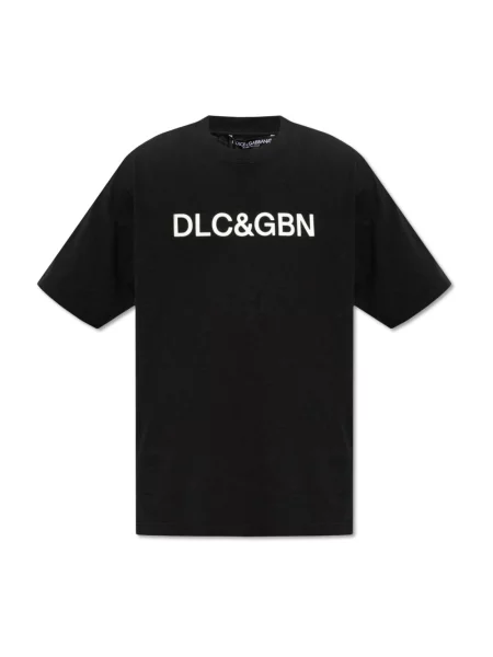Koszulka Dolce And Gabbana z logo czarna