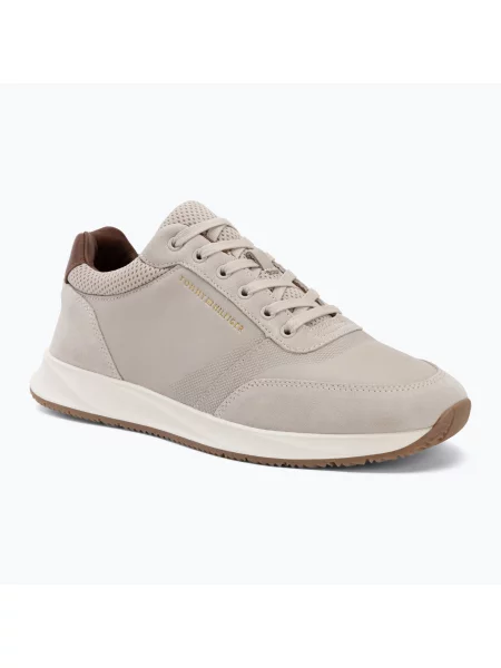 Trening Tommy Hilfiger din piele de căprioară clasic cu strasuri