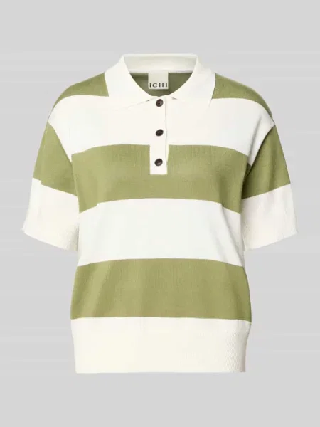 Koszulka polo o kroju regular fit z mieszanki model ‘LULS’ Ichi