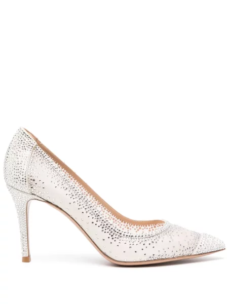 Pantofi cu toc Gianvito Rossi alb