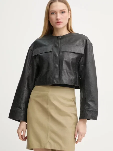 Day Birger et Mikkelsen geaca de piele Malik femei de tranzitie negru