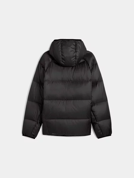 Пуховик Puma с капюшоном черный