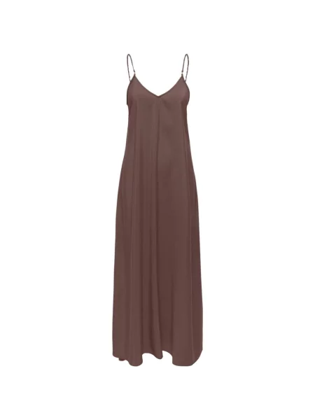 Rochie Only cu bretele maro