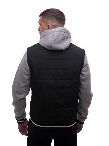 Демісезонна куртка STREAM текстиль/поліестер чорний