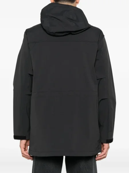 Palton Carhartt Wip cu glugă negru