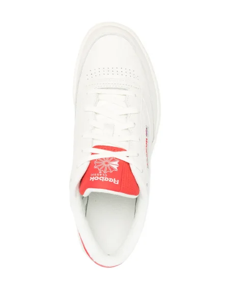 Sneakerși Reebok cu imagine alb