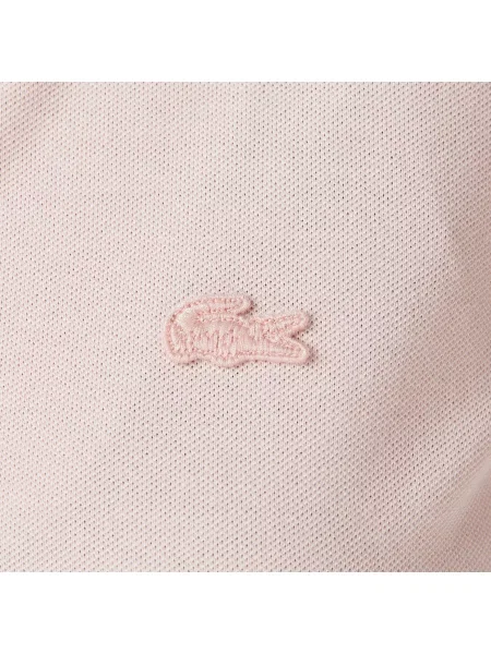 Lacoste Koszulka Polo Slim Fit Z Elastycznego Piqué różowa