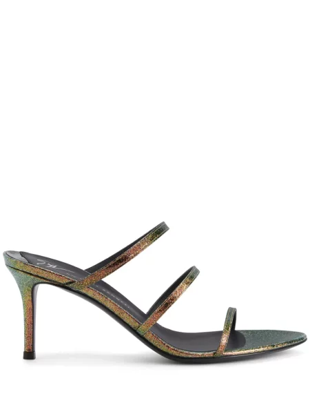 Sandale Giuseppe Zanotti din piele verde