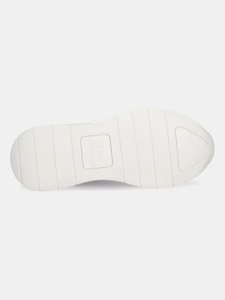 Кожаные кроссовки Armani Exchange черные