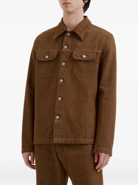 Geacă de blugi Mm6 Maison Margiela maro