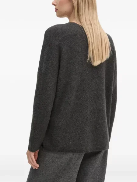Pulover Mos Mosh cu decolteu în V gri