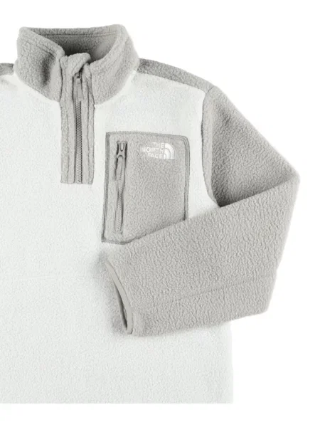 Bluza polarowa dziecięca The North Face biała