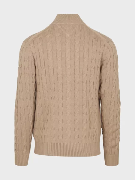 Классический кардиган Tommy Hilfiger бежевый