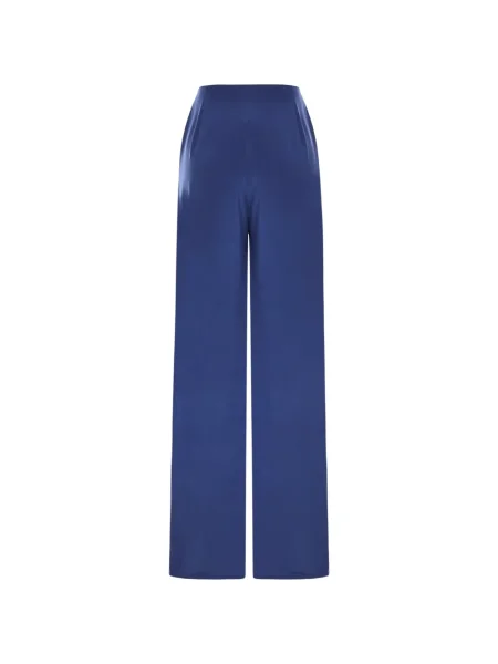 Pantaloni Max Mara plisate albastru