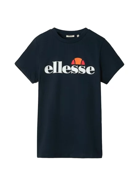 ELLESSE Tricou funcțional Malia 2 bleumarin / portocaliu / roșu alb