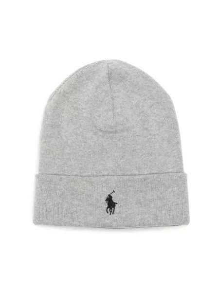 Czapka Polo Ralph Lauren z logo szara