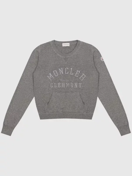 Детский свитер Moncler Enfant серый