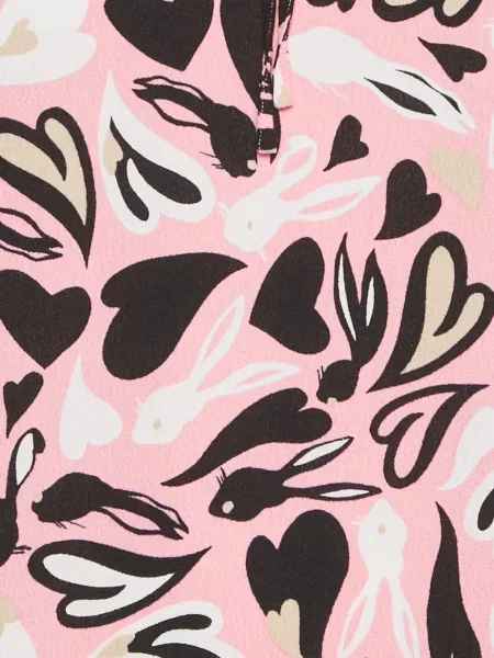 Rochie mini Dvf Diane Von Furstenberg cu imagine de costum roz