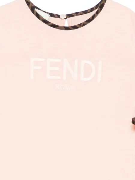 Sukienka dziecięca Fendi różowa