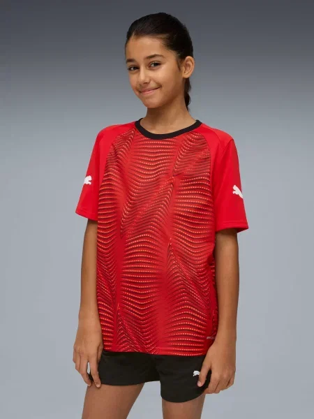 Детская спортивная футболка Puma красная