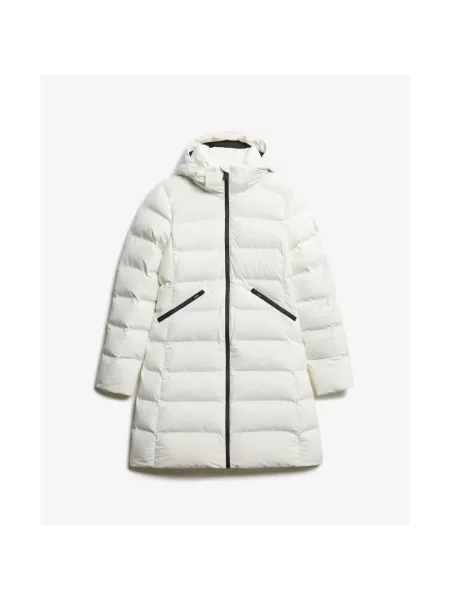 Kurtka puchowa Superdry biała