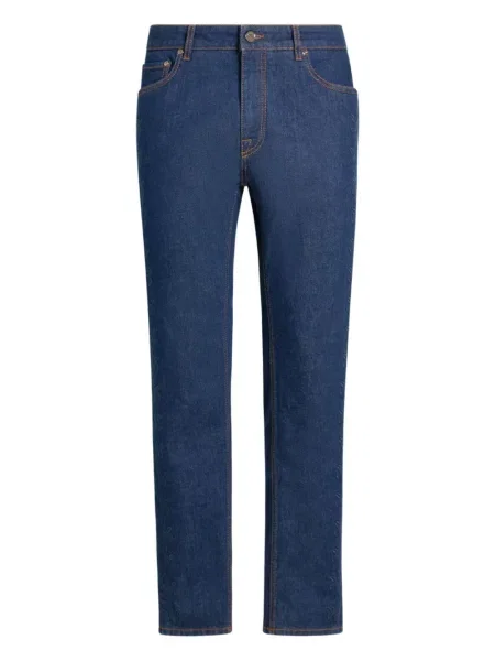 Blugi Etro cu autograf albastru