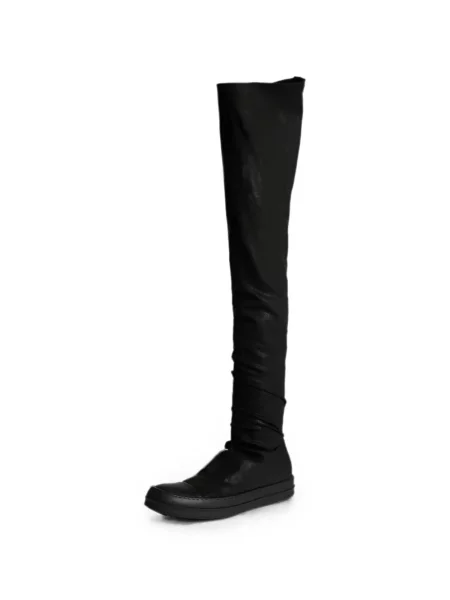 Κερωμένος μπότες Rick Owens Drkshdw μαύρο
