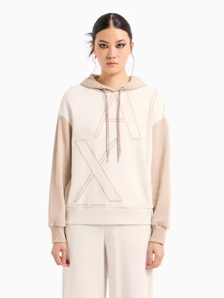 Худи Armani Exchange белое