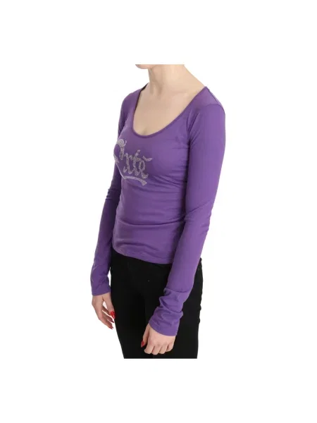 Top Exte elegancki fioletowy