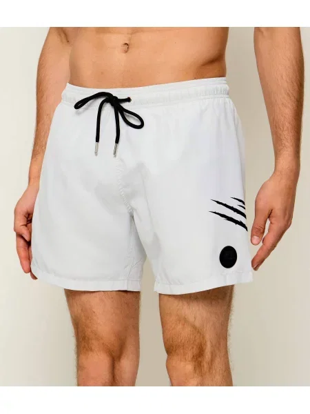 Pantaloni scurți de sport Plein Sport gri