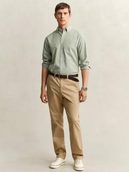 GANT Pantaloni eleganți kaki