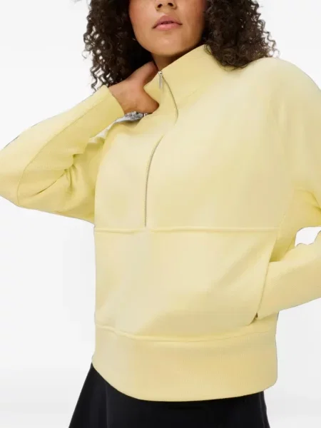 Суичър с цип Sweaty Betty жълто