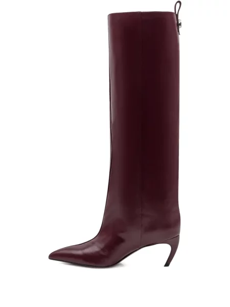 Botine The Attico din piele roșu