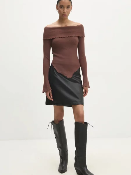 Светр Answear Lab легкий коричневий