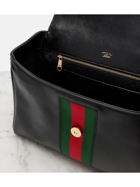 Geantă shopper Gucci din piele negru