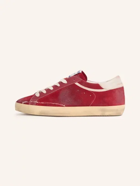 Golden Goose Sneakersy Super-Star tmavě červená