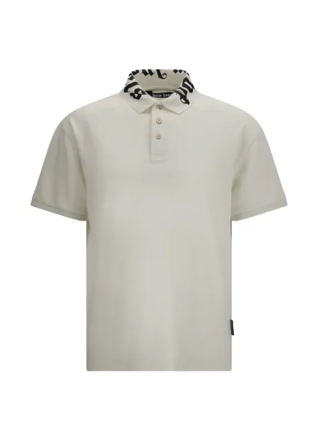 Gulerat tricou polo Palm Angels cu autograf