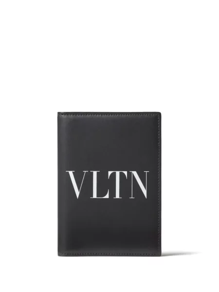 Portofel Valentino Garavani din piele negru
