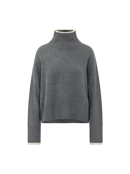 Sweter Pinko wełniany szary