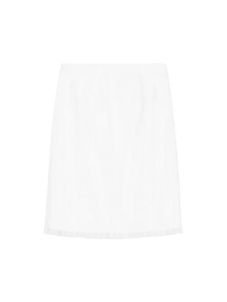 Spódnica midi Dunst koronkowa biała