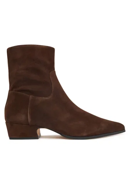 Nokwol Semišové topánky Dusty Chocolate Suede hnedá