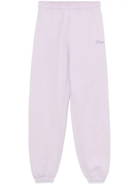 Spodnie Rotate Birger Christensen z dżerseju fioletowe