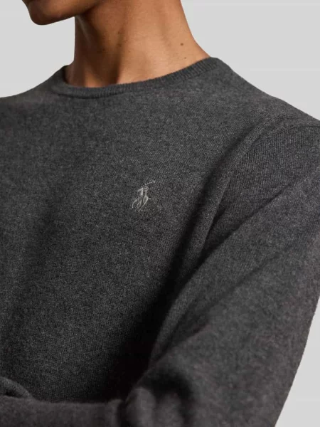 Sweter Polo Ralph Lauren wełniany szary