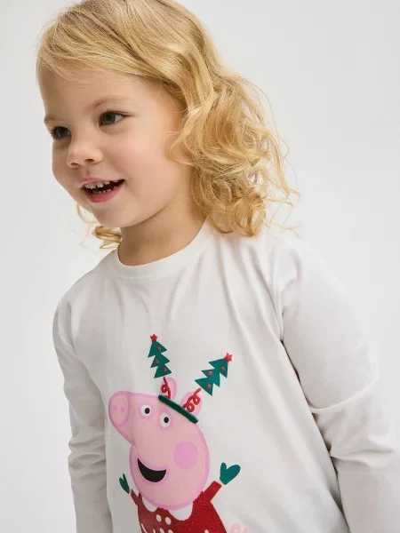 Reserved Блузка Peppa Pig кремовий 
